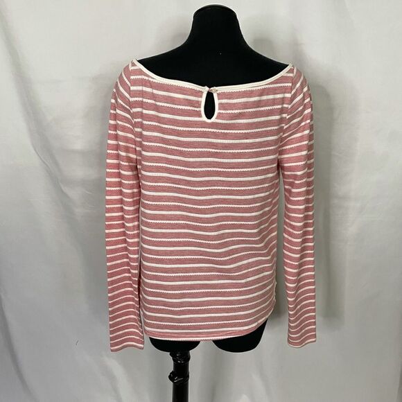 Anthropologie Postcard 9-H15 STCL Striped Boat Beck T-Shirt - Women’s L - Picture 2 of 7